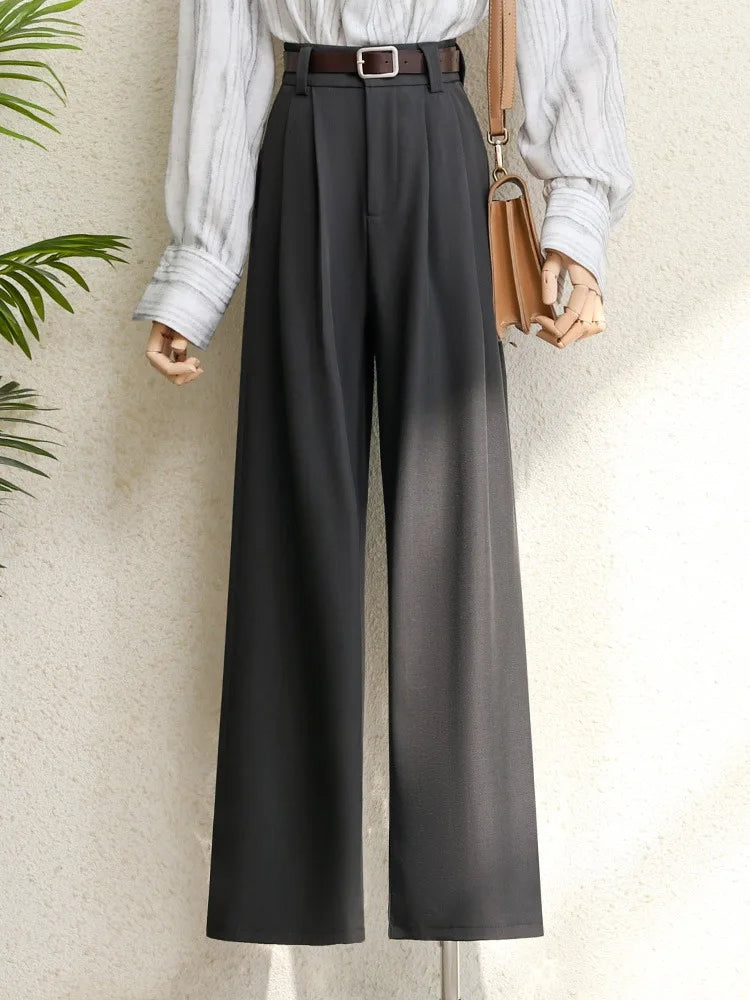 Chic Burgundy Office Pants